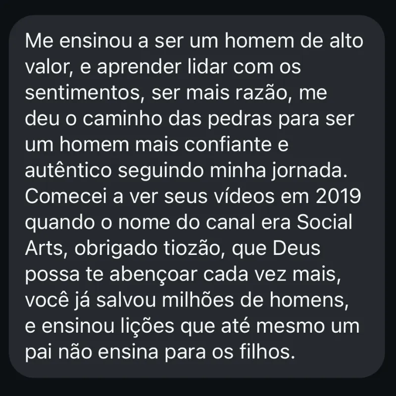 Depoimento de aluno SAGAZ 5