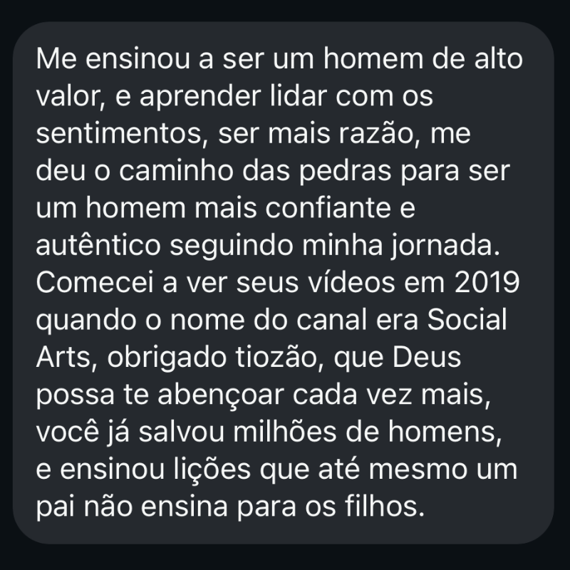 Depoimento de aluno SAGAZ 5